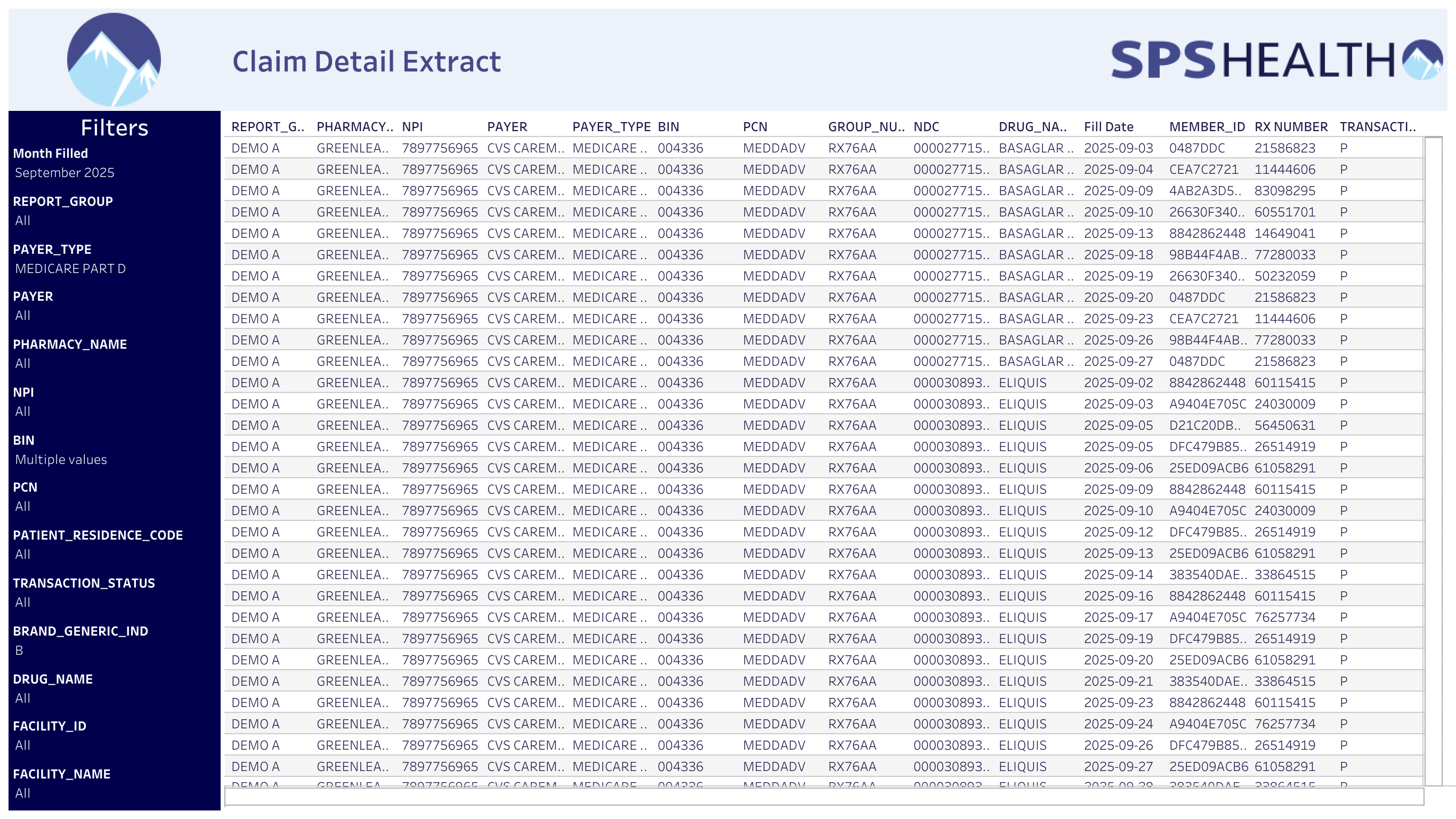 thumbnail: Claim Detail Extract